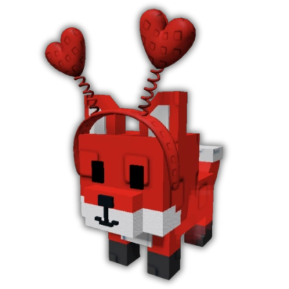 Red Rose Fox — Grow a Garden divine pet